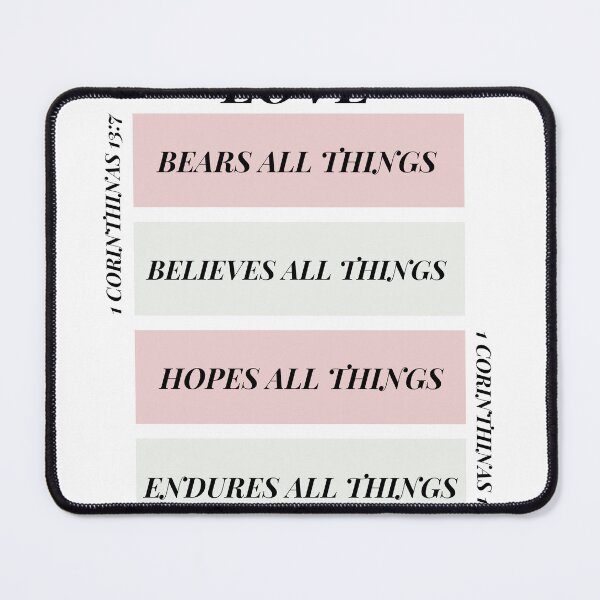 Item preview, |1 Corinthians 13:7|LOVE| designed and sold by TheLogosStudio.