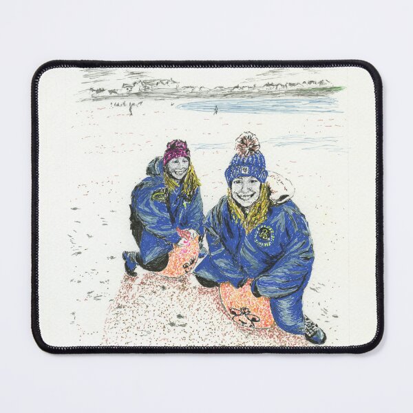 Item preview, Space Hoppers on Main Bay, Bae Trearddur Bay, Ynys Môn Anglesey North Wales designed and sold by LymphomaLass.