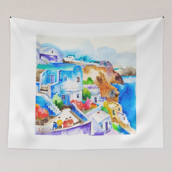 Item preview, Como. Lake Como. Italy watercolor designed and sold by DmitrySkripnyc.