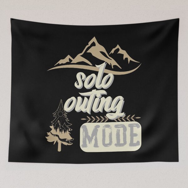 Item preview, solo outing mode, forest river sun inside tree pine designed and sold by movie-popcorn.