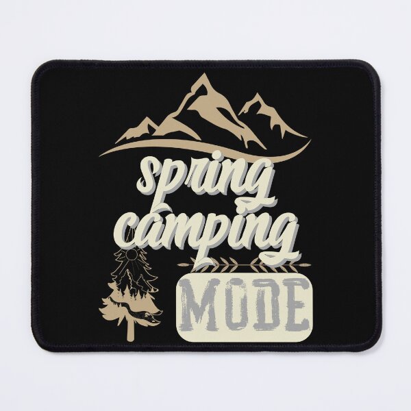Item preview, spring camping mode, forest river sun inside tree pine designed and sold by movie-popcorn.