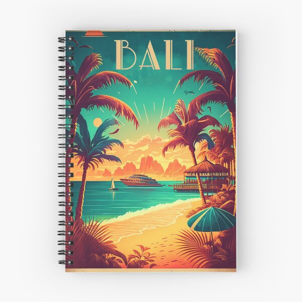 Item preview, Bali Beach Resort Vintage Travel Art Poster designed and sold by OldTravelArt.