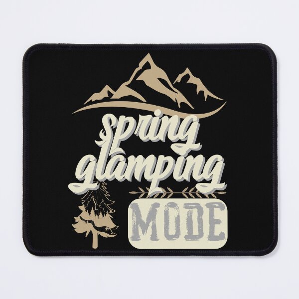 Item preview, spring glamping mode, forest river sun inside tree pine designed and sold by movie-popcorn.