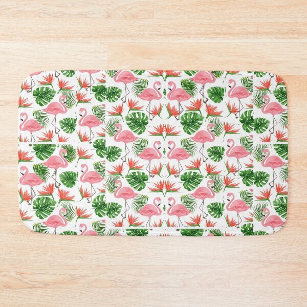 Item preview, Pattern of pink flamingos designed and sold by AnyMar2023.