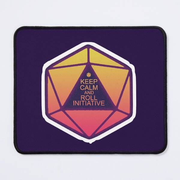 Item preview, Keep Calm and Roll Initiative designed and sold by AurumMiniatures.