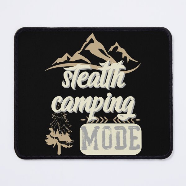 Item preview, stealth camping mode, forest river sun inside tree pine designed and sold by movie-popcorn.