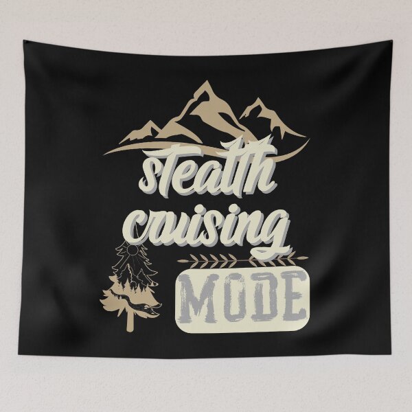 Item preview, stealth cruising mode, forest river sun inside tree pine designed and sold by movie-popcorn.