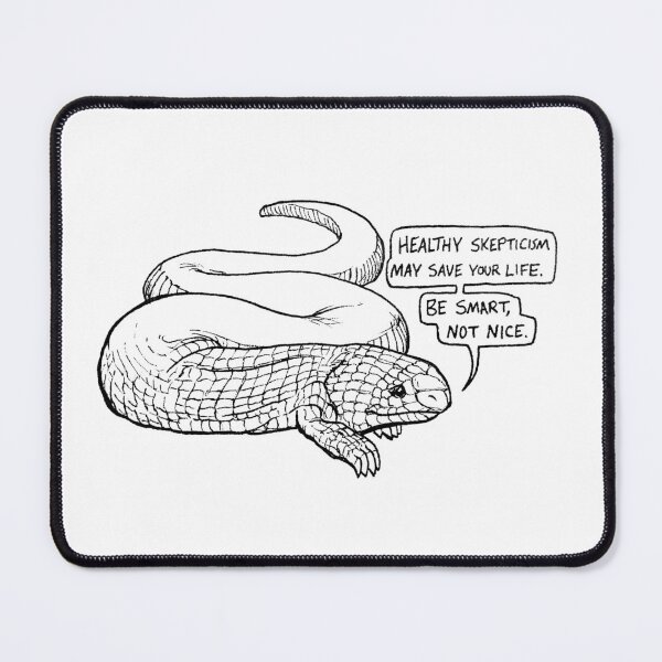 Item preview, Skeptical Mexican Mole Lizard designed and sold by pillarsalt.