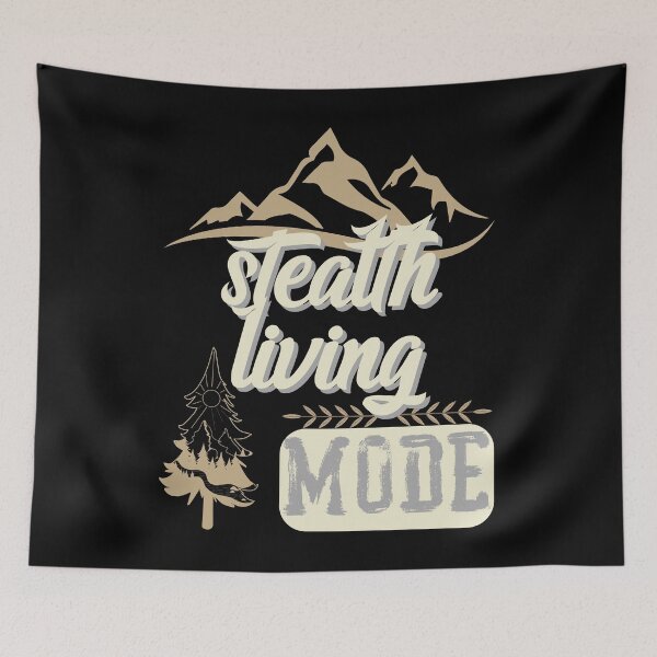 Item preview, stealth living mode, forest river sun inside tree pine designed and sold by movie-popcorn.