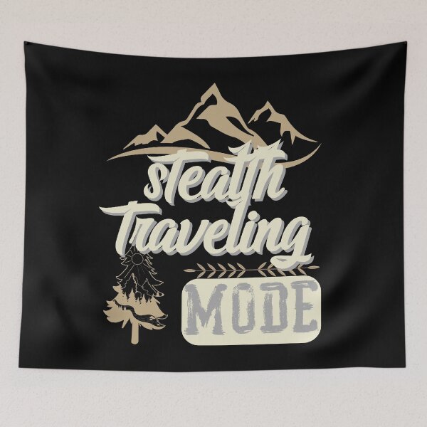 Item preview, stealth traveling mode, forest river sun inside tree pine designed and sold by movie-popcorn.