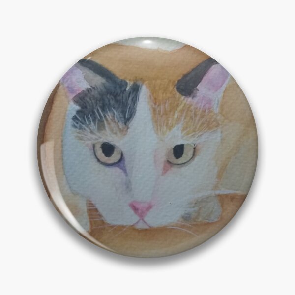 Item preview, Kitty cat in a paper bag painted in watercolor  designed and sold by SanMould.