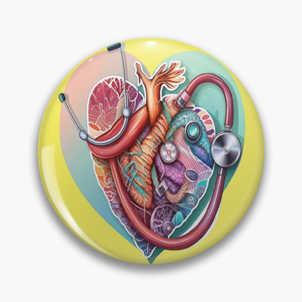 Item preview, Girls Women Nurses Valentine Hearts Stethoscope designed and sold by laurateamart.