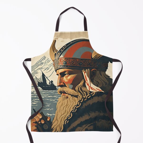 Item preview, Finland Viking Vintage Travel Art Poster designed and sold by OldTravelArt.
