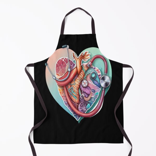 Item preview, Girls Women Nurses Valentine Hearts Stethoscope designed and sold by laurateamart.