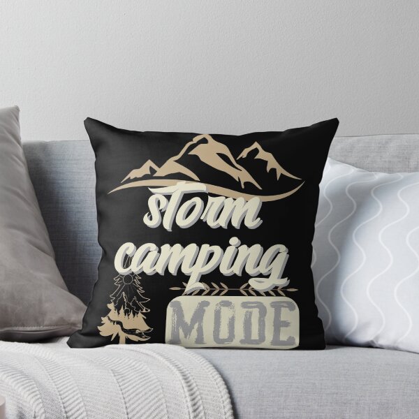 Item preview, storm camping mode, forest river sun inside tree pine designed and sold by movie-popcorn.