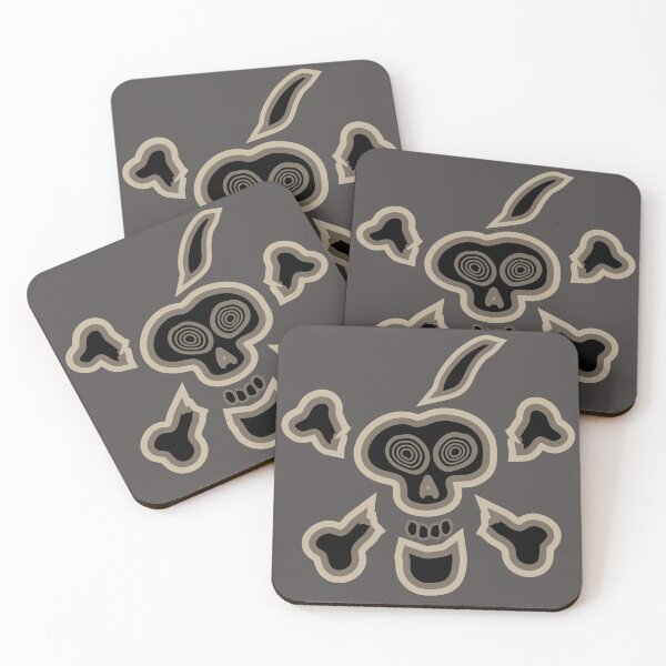 Item preview, Black skull with grey outlines  designed and sold by KoandZo.