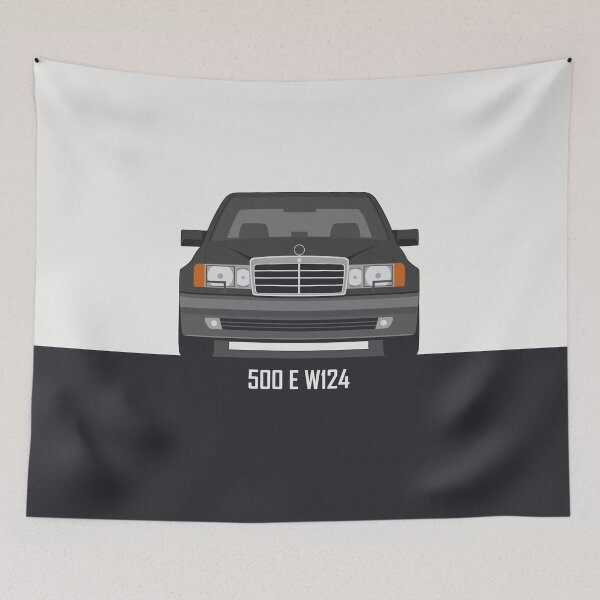 Item preview, 500th w124 designed and sold by CarFrontVectors.