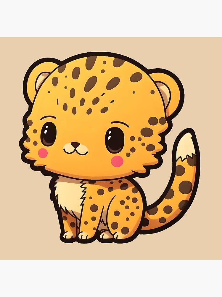 How to Draw a Baby Cheetah, Baby Cheetah | Cheetah drawing, Baby cheetahs,  Drawings