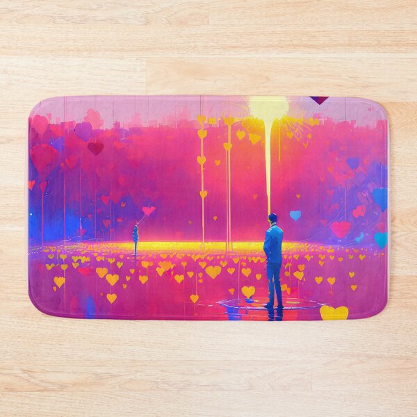 Item preview, Couple in a Lake of Hearts, Valentine's Day Card designed and sold by FewBits.