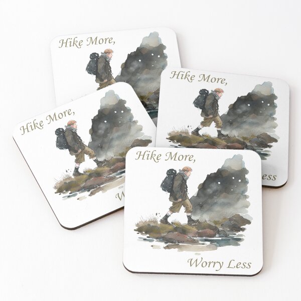Item preview, Hike More, Worry Less designed and sold by Almost-There.