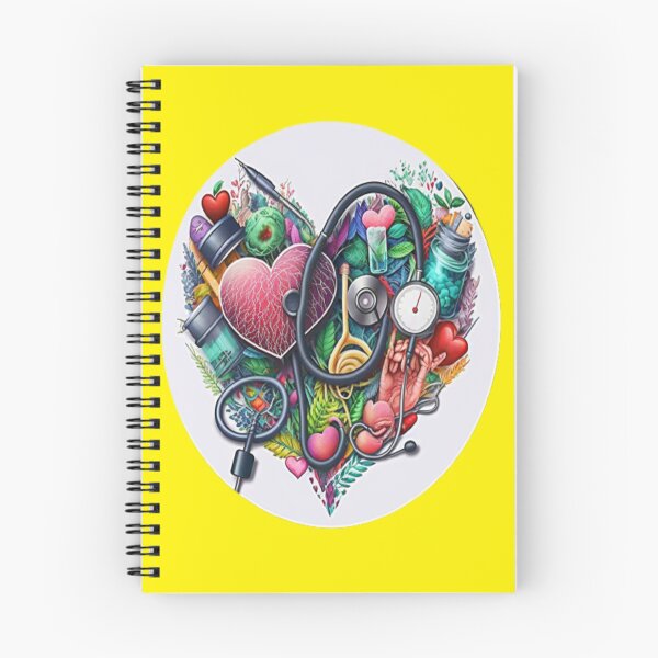 Item preview, Girls Women Nurses Valentine Hearts Stethoscope designed and sold by laurateamart.