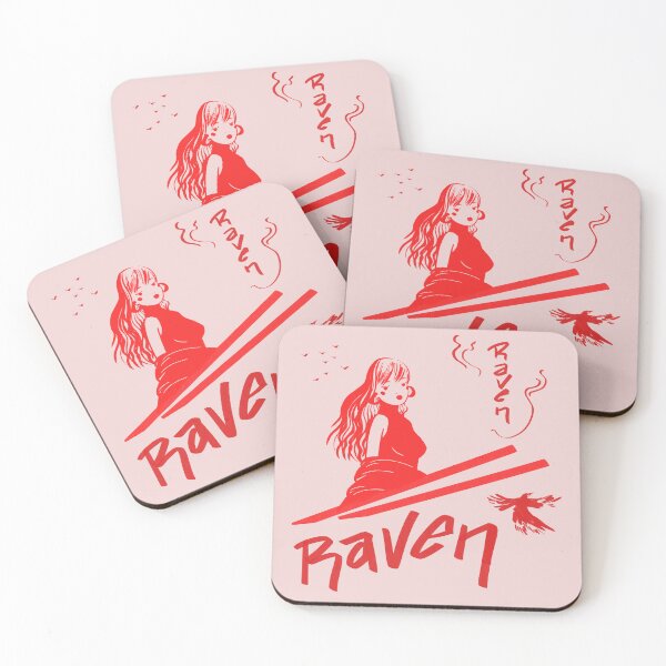 Item preview, Raven 2 (red) designed and sold by Emma Raven.