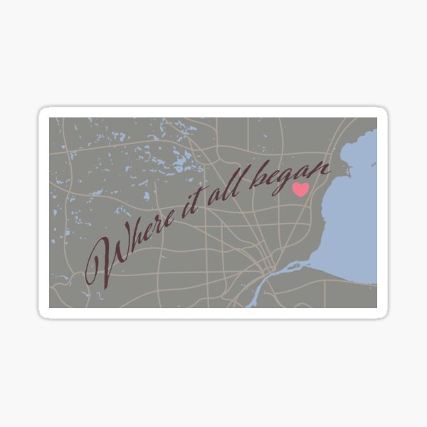 Michigan Love Sticker