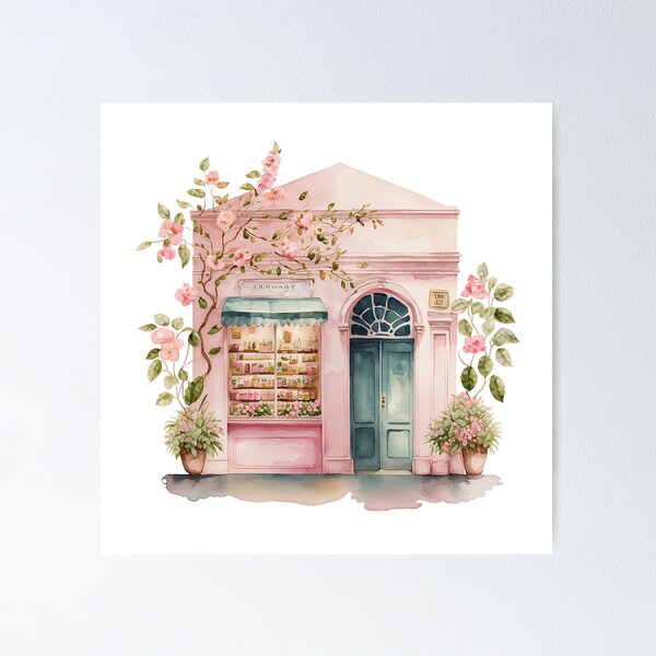Pink Cute Shop Poster