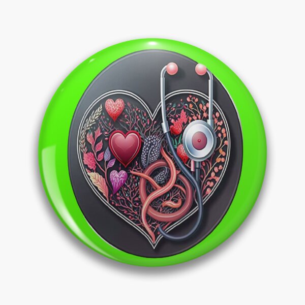 Item preview, Girls Women Nurses Valentine Hearts Stethoscope designed and sold by laurateamart.