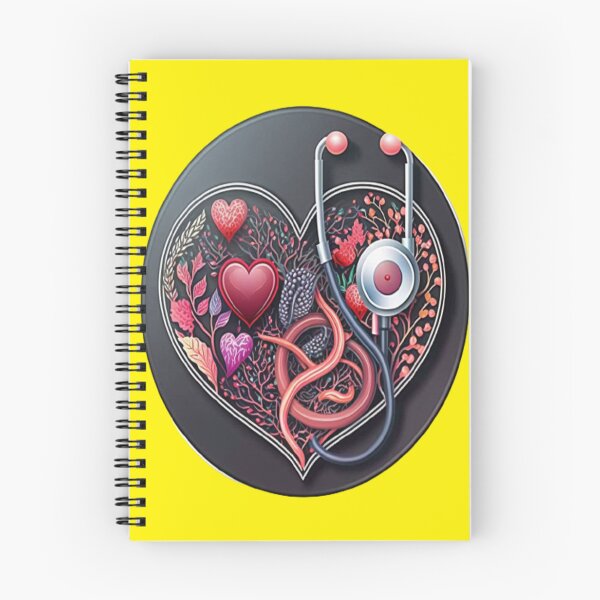 Item preview, Girls Women Nurses Valentine Hearts Stethoscope designed and sold by laurateamart.