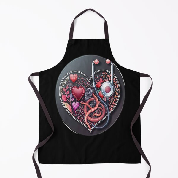 Item preview, Girls Women Nurses Valentine Hearts Stethoscope designed and sold by laurateamart.