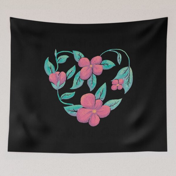 Item preview, Do No Harm But Take No Shit - Flowers Heart designed and sold by NewDayDesigns.