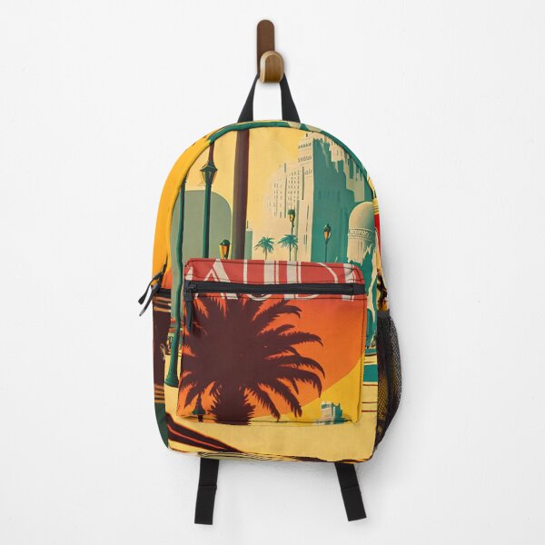 Item preview, Saudi Arabia Cityscape Vintage Travel Art Poster designed and sold by OldTravelArt.