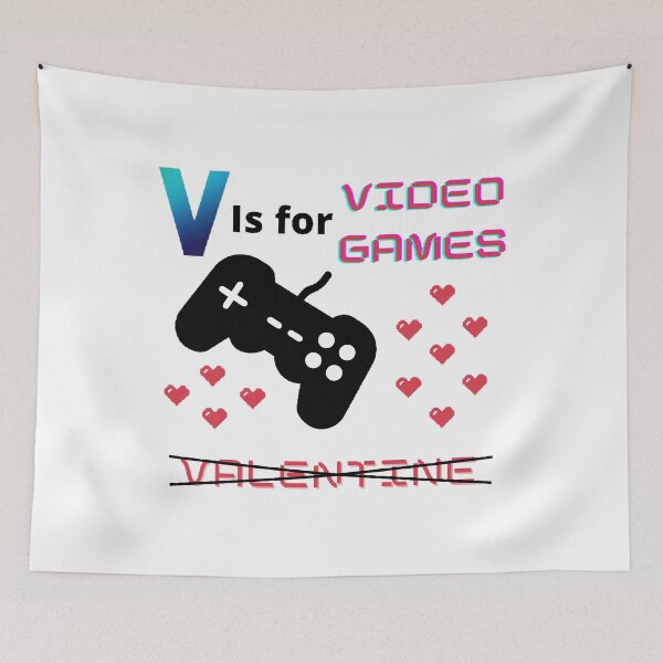 Item preview,  V Is For Video Games Funny Gamer Boy Men - Funny And Cute Quotes designed and sold by Designspot2020.