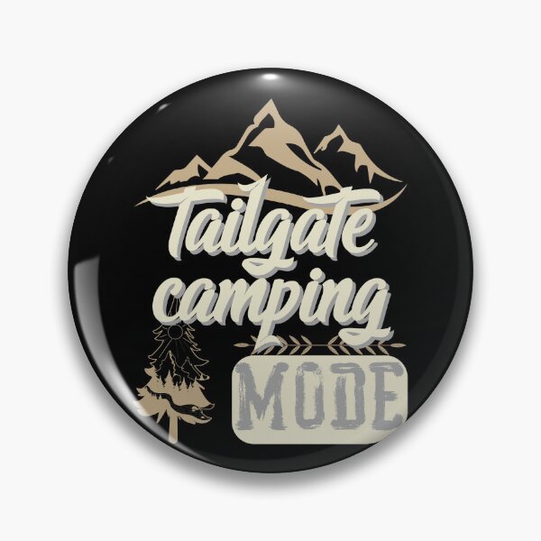 Item preview, tailgate camping mode, forest river sun inside tree pine designed and sold by movie-popcorn.