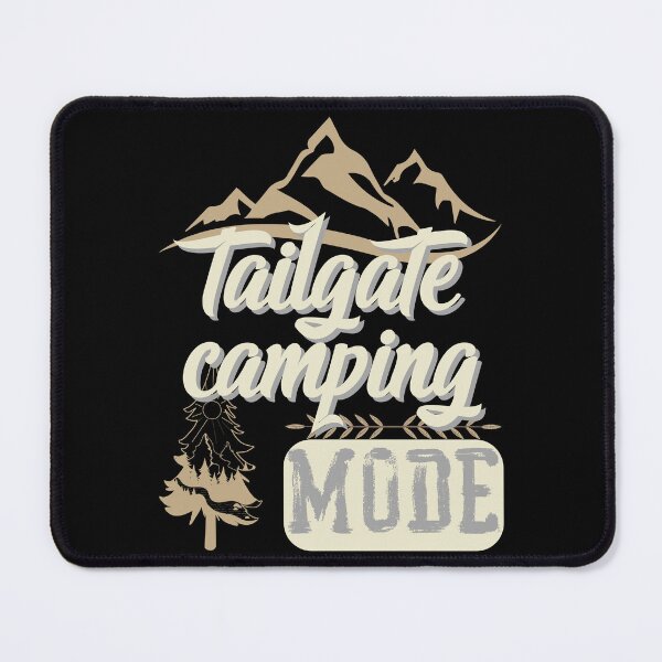 Item preview, tailgate camping mode, forest river sun inside tree pine designed and sold by movie-popcorn.