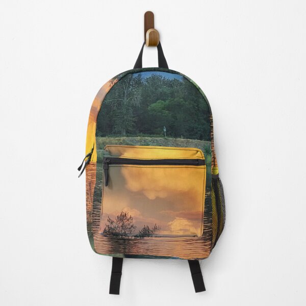 Item preview, Sunset over Boise river - Mountains - Water- Clouds designed and sold by gingy20.