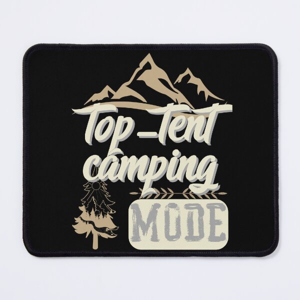 Item preview, top-tent camping mode, forest river sun inside tree pine designed and sold by movie-popcorn.