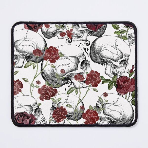Item preview, Skulls and roses art designed and sold by Inktown.