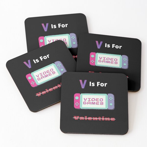 Item preview, V Is For Video Games Funny Gamer Boy Men - Funny And Cute Quotes designed and sold by Designspot2020.