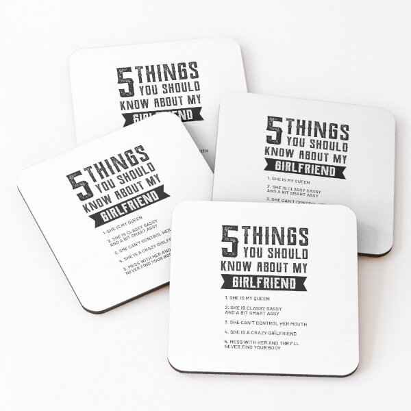Item preview, 5 things you should know about my girlfriend - Girlfriend Funny Gift designed and sold by DiogoCalheiros.
