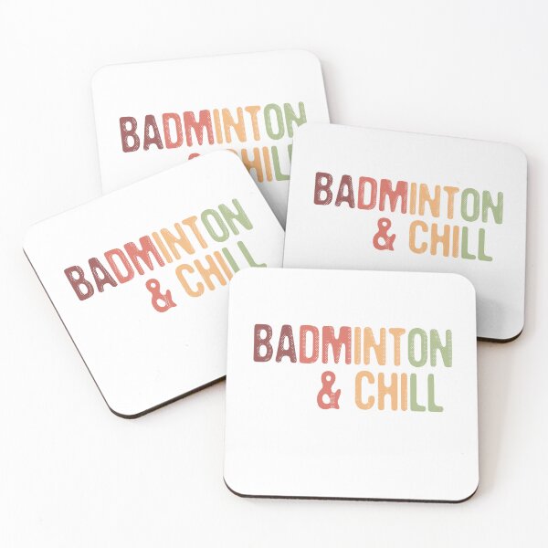 Item preview, Badminton & chill funny sport designed and sold by Marny Design.