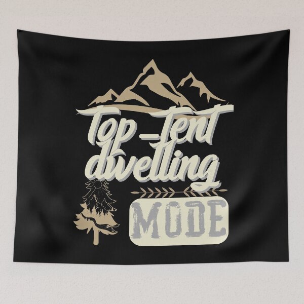 Item preview, top-tent dwelling mode, forest river sun inside tree pine designed and sold by movie-popcorn.