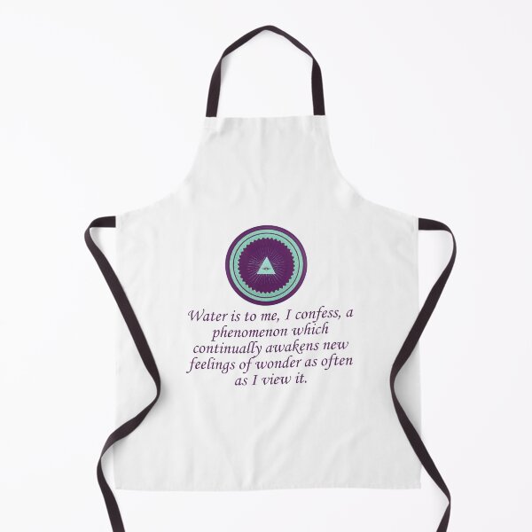 Item preview, Water Is To Me I Confess - Wonder Quotes designed and sold by CrankyOldDude.