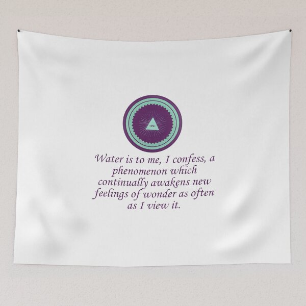 Item preview, Water Is To Me I Confess - Wonder Quotes designed and sold by CrankyOldDude.