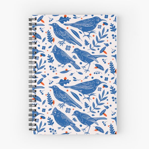 Aperçu de l'œuvre Oiseaux forestiers parmi les feuilles et les baies. créée et vendue par KO-SIM.