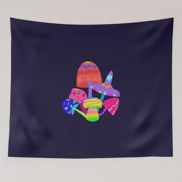 Item preview,  Bright magic psilocybe mushrooms, fantasy, fantastic designed and sold by IrinaIhnatieva.