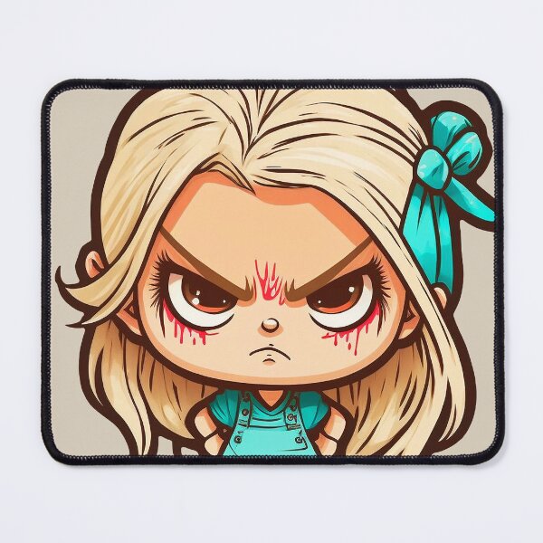 Item preview, Cute Grumpy Blonde Girl #1 designed and sold by Artistic Pandas.