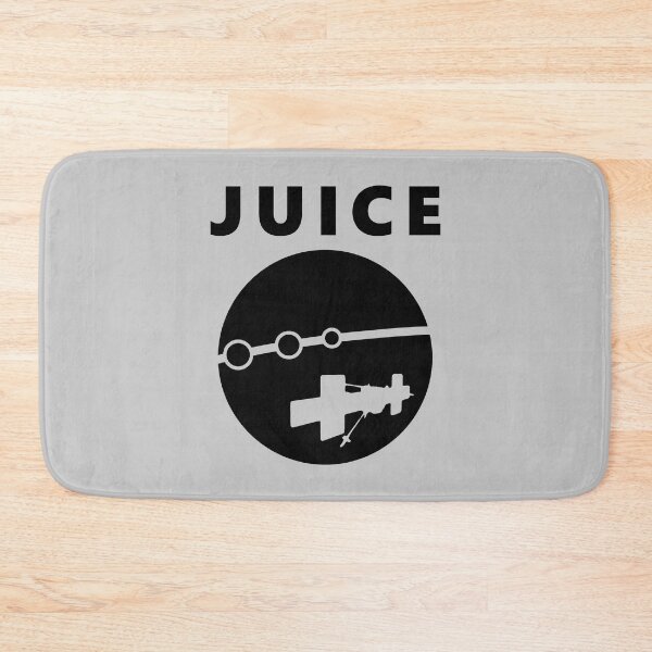 Item preview, JUICE mission logo flyby (black) designed and sold by SolidEarthArt.