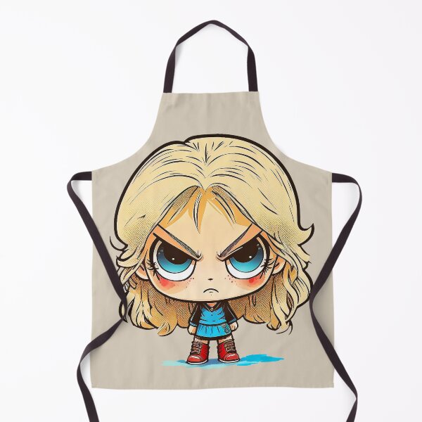 Item preview, Cute Grumpy Blonde Girl #5 designed and sold by Artistic Pandas.